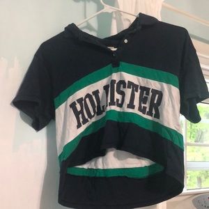 Cropped Hollister button up
